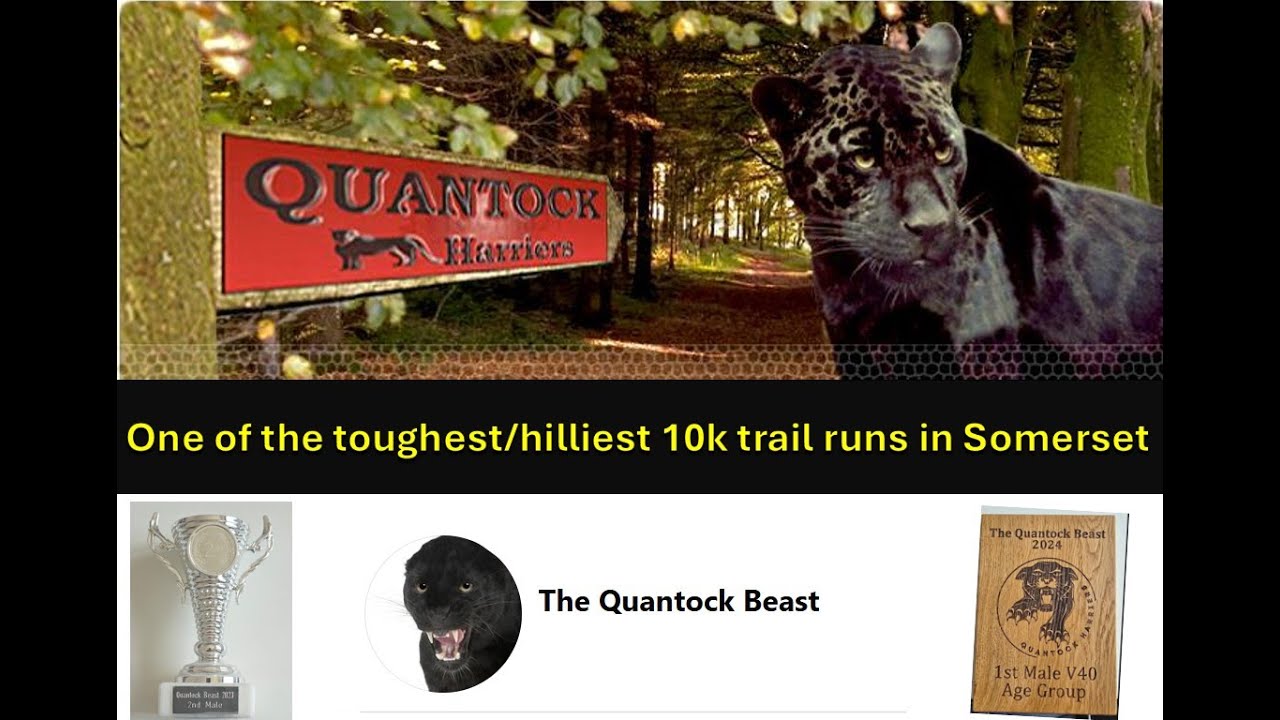 Quantock Beast 10k race ...one of the toughest trail races in Somerset in the quantock hills