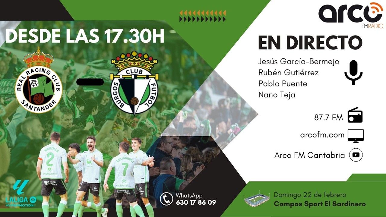 🔴RACING - BURGOS [EN DIRECTO] ⚽22.02.2026