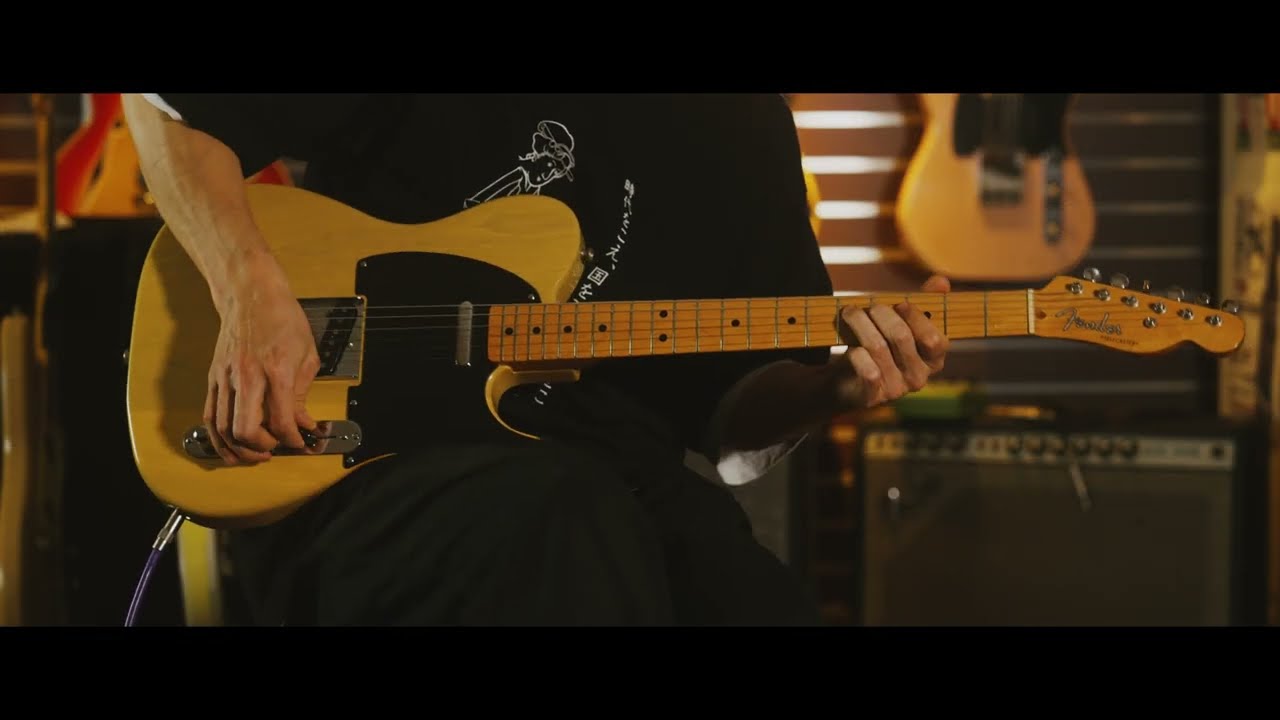 FENDER American Vintage 1952 Telecaster Butter Scotch Blonde Fullertone Era 1982