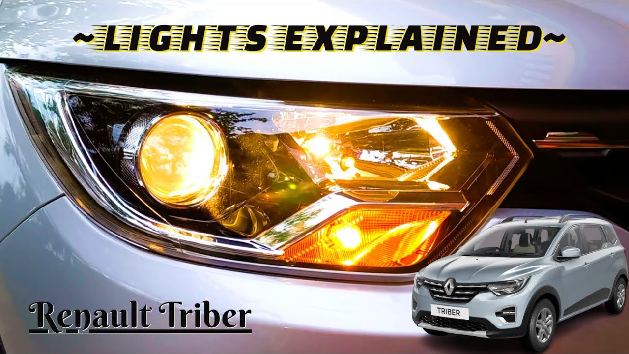 Lights Explained | Renault Triber RXZ 2024 Model | Int/Ext Lights Reviewed