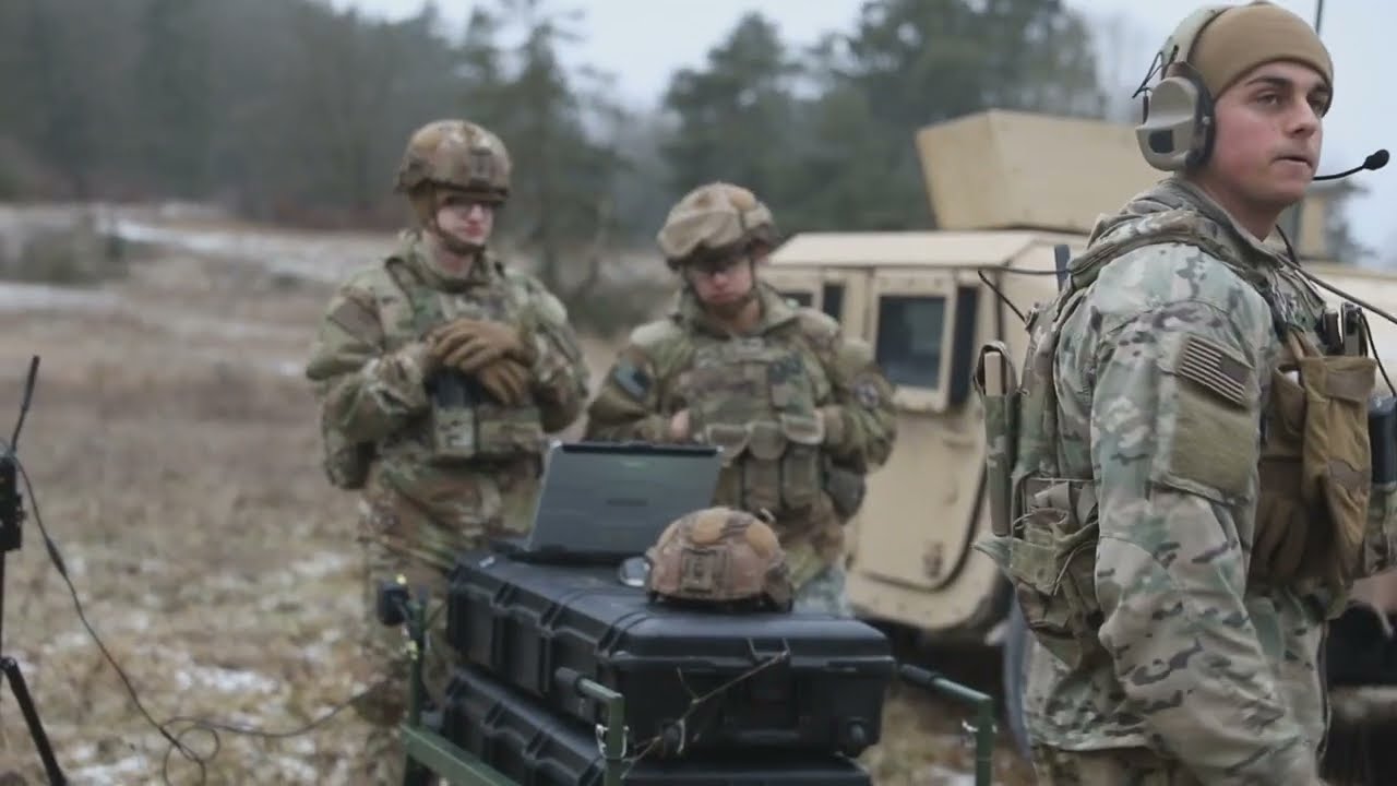 10th Mountain Division Soldiers operate new Technology of Warfare