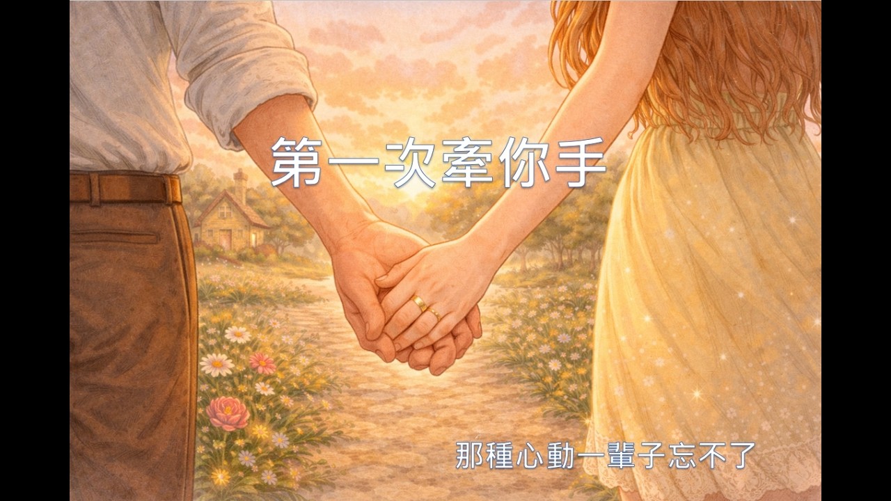 《第一次牽你手》｜那年心跳失控的瞬間 💕 溫柔告白系原創情歌｜記得第一次牽手的感覺嗎？｜第一次牽你手 Official Audio｜🎬 原創鋼琴情歌