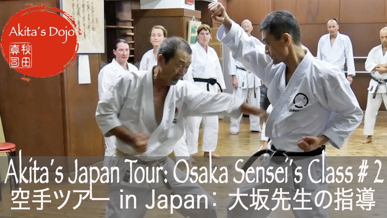 Sensei Yoshiharu Osaka - #2 Akita´s Japan Tour: Shotokan Karate Class in Tokyo, Hoitsugan Dojo