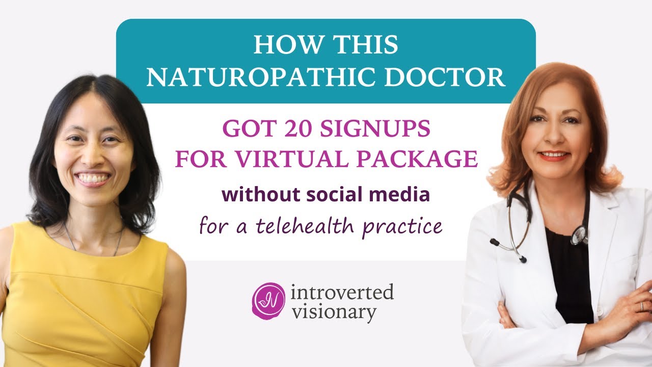 How this naturopathic doctor grew her telehealth practice without social media👉holistic practitioner