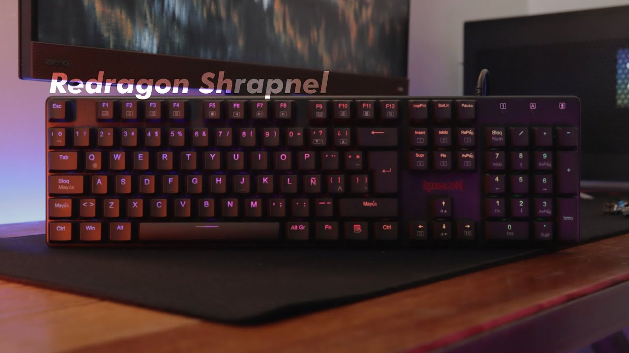 ¡El primer LOW PROFILE del canal! | Revisado Redragon SHRAPNEL K589RGB | Outemu Blue LP