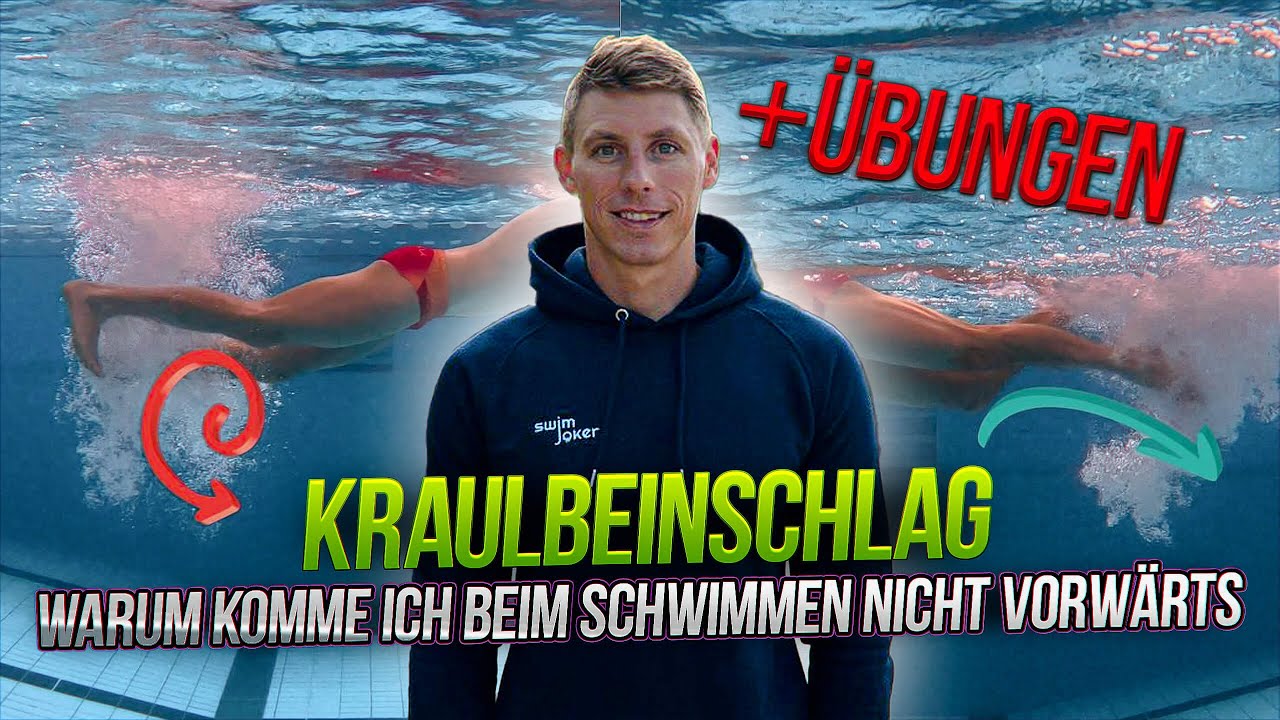 Korrekte Kraulbeinschlag beim Schwimmen