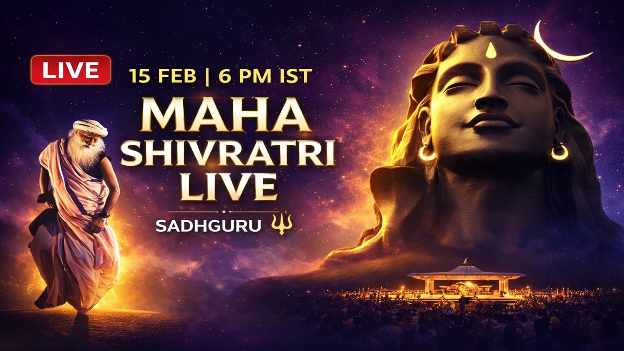 🔴 LIVE Maha Shivratri 2026 | Isha Mahashivratri with Sadhguru | Adiyogi Shiva Night Darshan 🔱