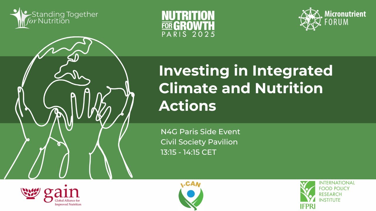 N4G Paris Side Event: Investing in Integrated Climate and Nutrition Actions