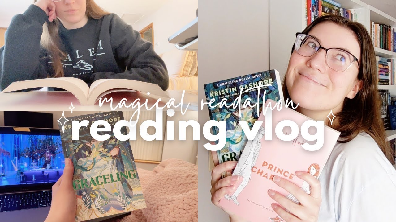 finally reading fantasy again + buying an exciting book | magical readathon orilium: gear up vlog