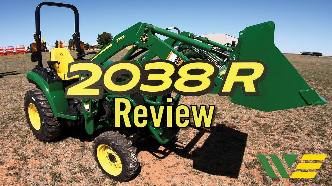 Обзор и осмотр трактора John Deere 2038R 2023 года