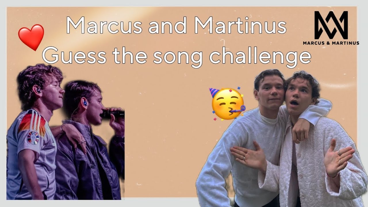 Guess the Marcus and Martinus song challenge! #Marcus #Martinus #MarcusandMartinus #MMer