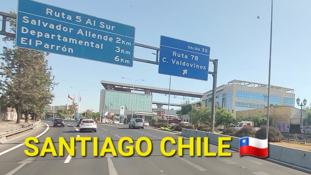 Passando pela cidade de Santiago no Chile 