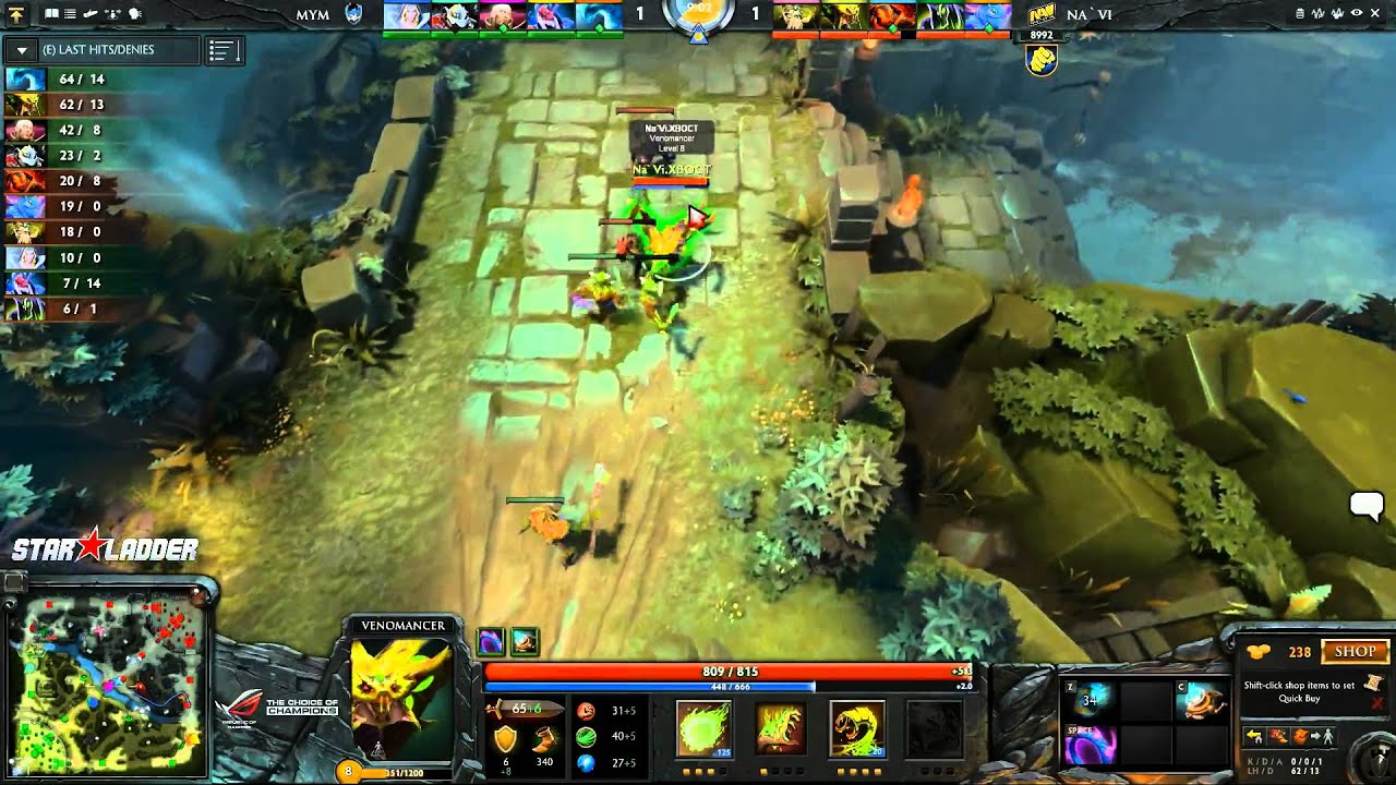 Na'Vi vs MYM (Starladder IX Europe - Group Stage)