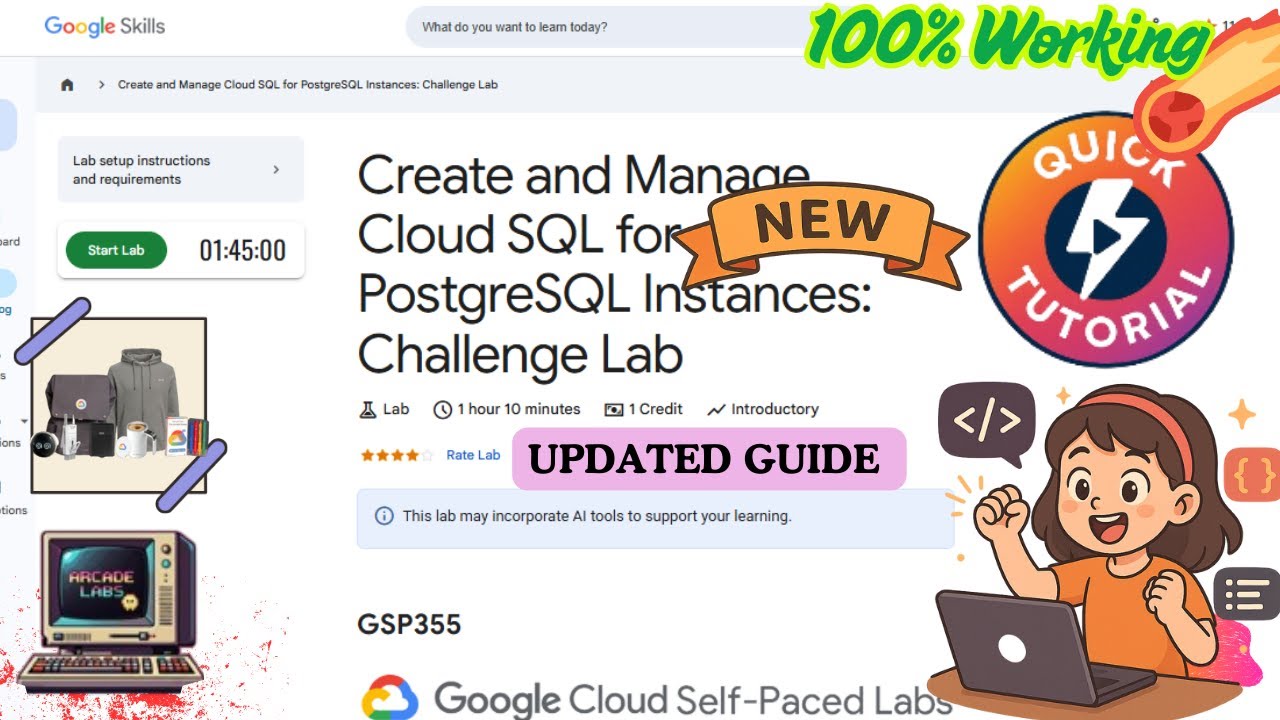 Создание и управление экземплярами Cloud SQL для PostgreSQL: практическое задание | Зимний выпуск...