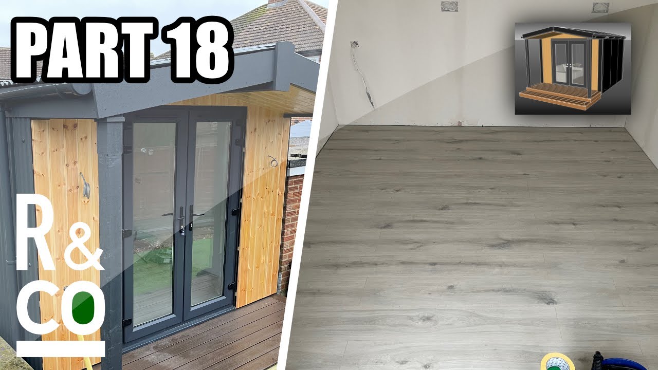 DIY Garden Room Build (Part 18) Laminate Flooring