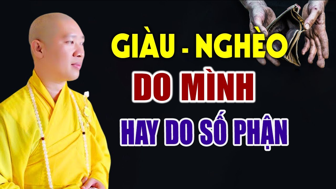 Giàu Nghèo Tại Mình Hay Do Số Phận? Rất Giá Trị, Không Nên Xem Nhẹ Điều Này - Thầy Thích Thiện Thuận