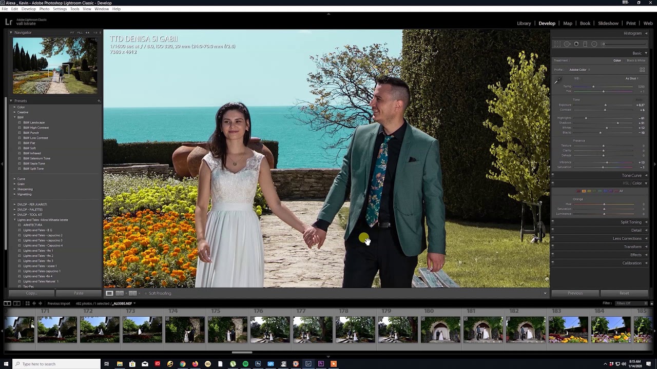 Invata Lightroom - modificarea culorilor