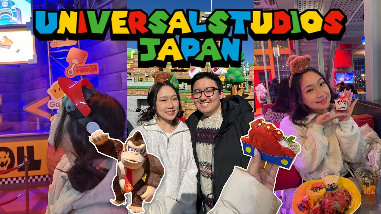 Universal Studios Japan Vlog 2024 🇯🇵 | Donkey Kong Country, Harry Potter World, Jurassic Park