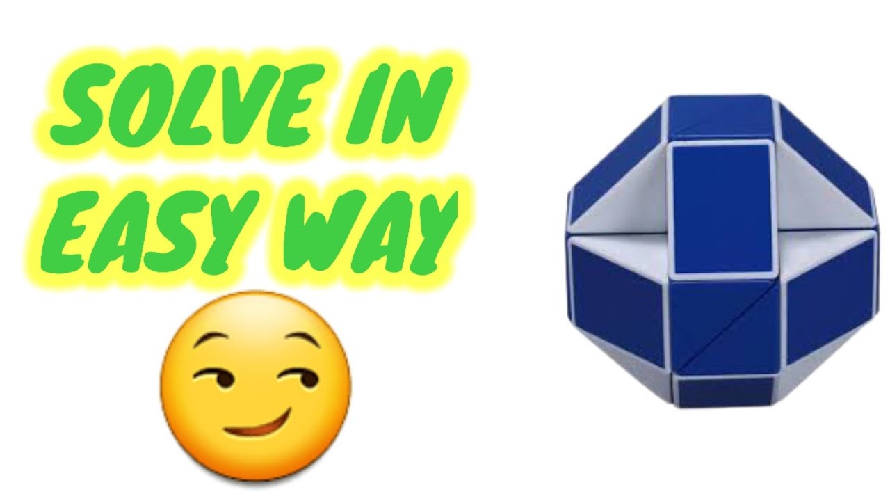 PLASTIC SNAKE RUBIKS CUBE TUTORIAL || EASIEST WAY