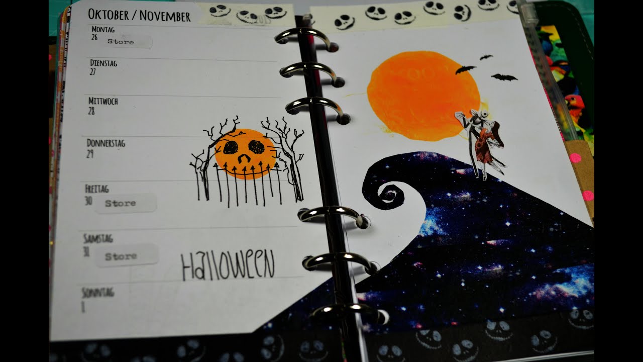 {[Filofax Deko]} Nightmare Before Christmas