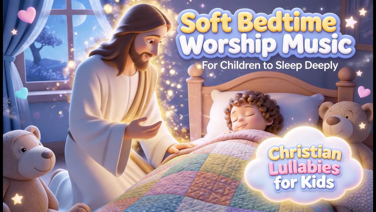 Soft Bedtime Worship Music for Children to Sleep Deeply | Christian Lullaby For Babies Kid #lullaby 