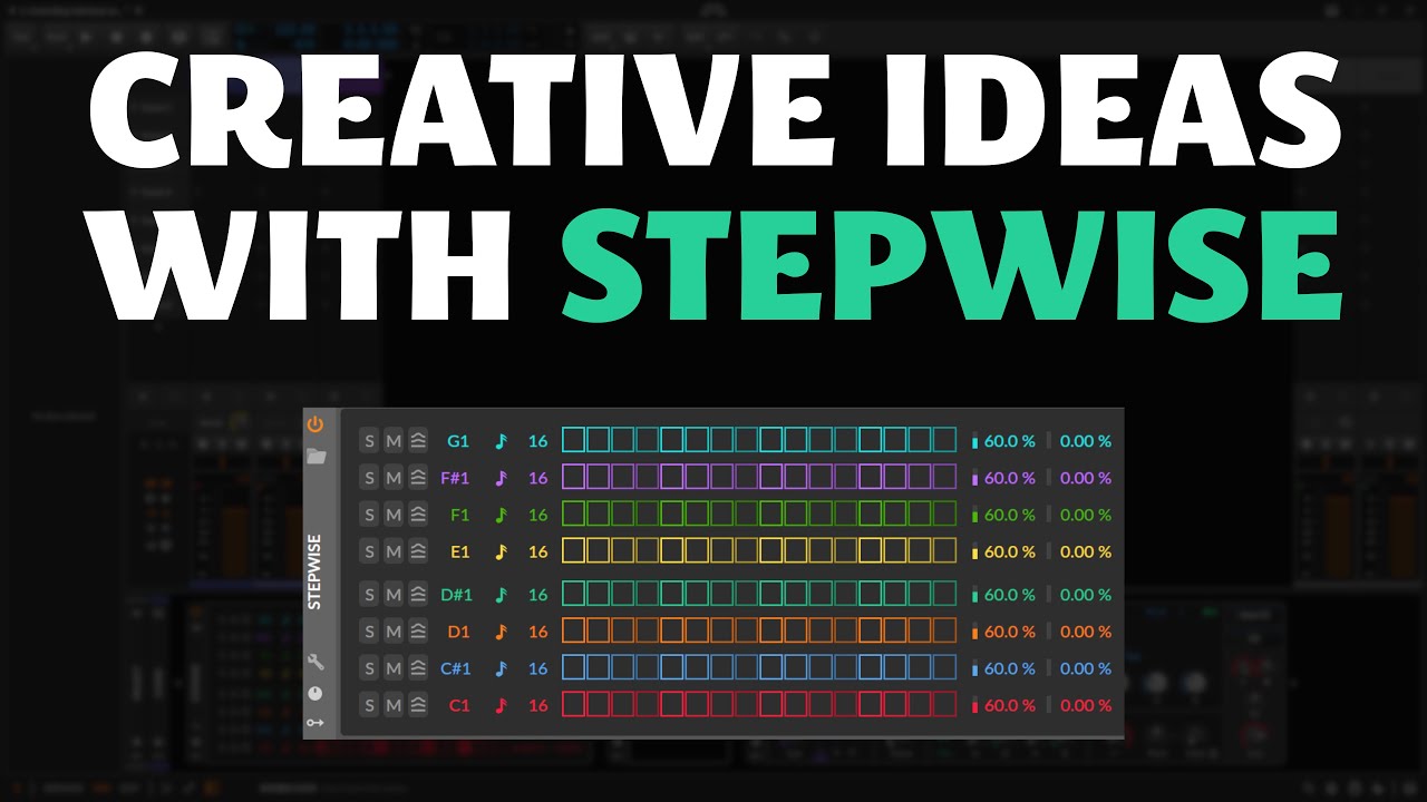 Getting creative with Stepwise in Bitwig