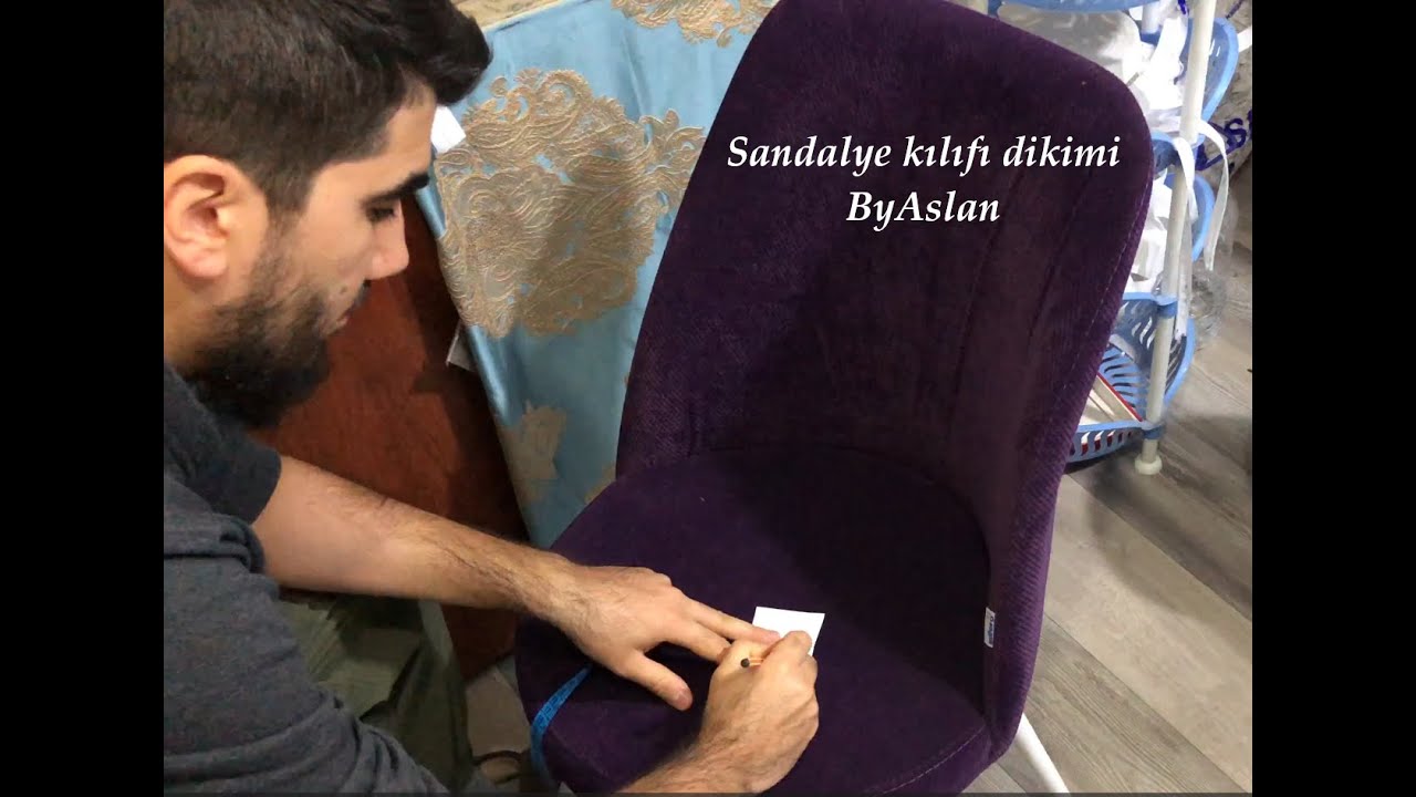 Sandalye kılıfı dikimi 2