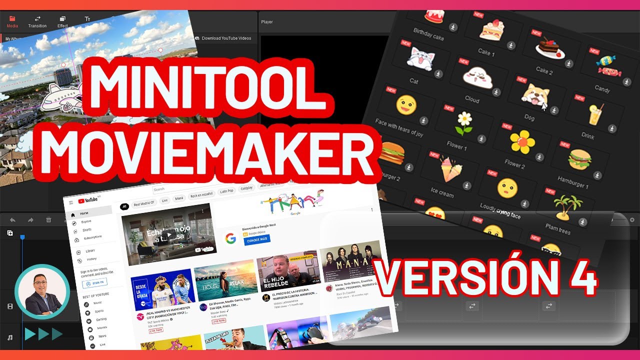 Novedades Minitool MovieMaker Version 4