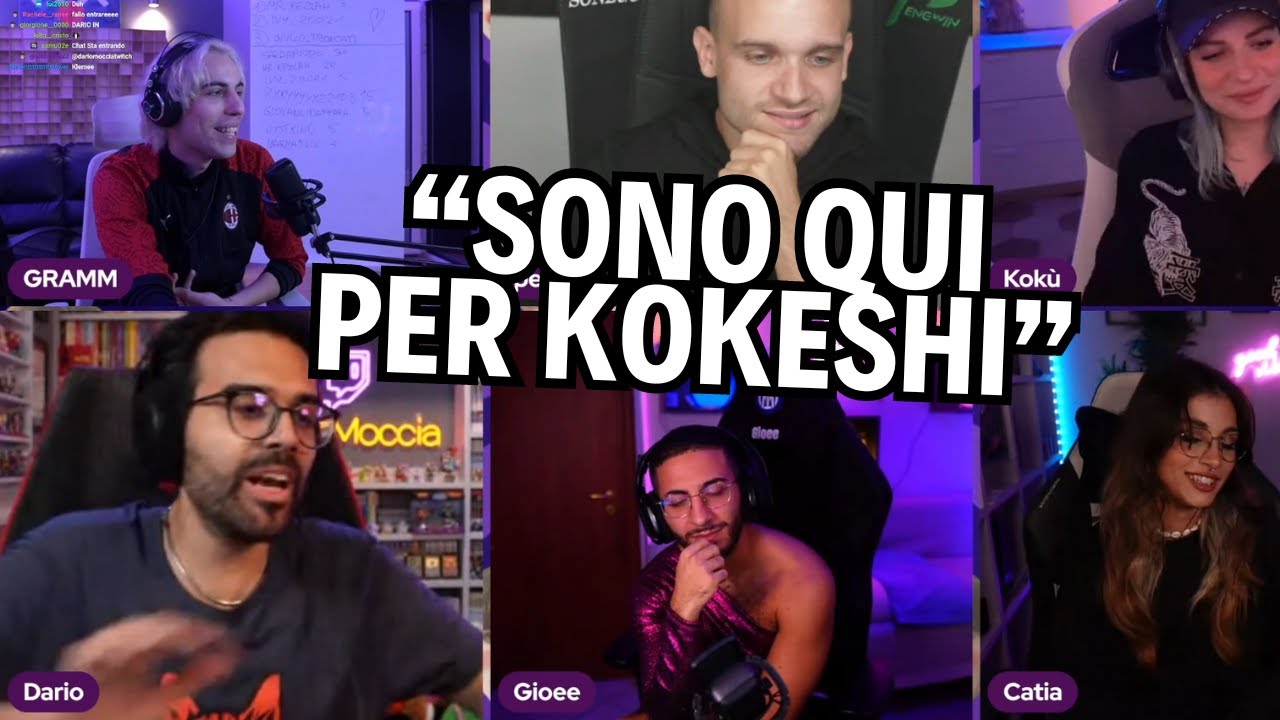 DARIO MOCCIA ENTRA in LIVE da GRENBAUD per FARE PACE con KOKESHI