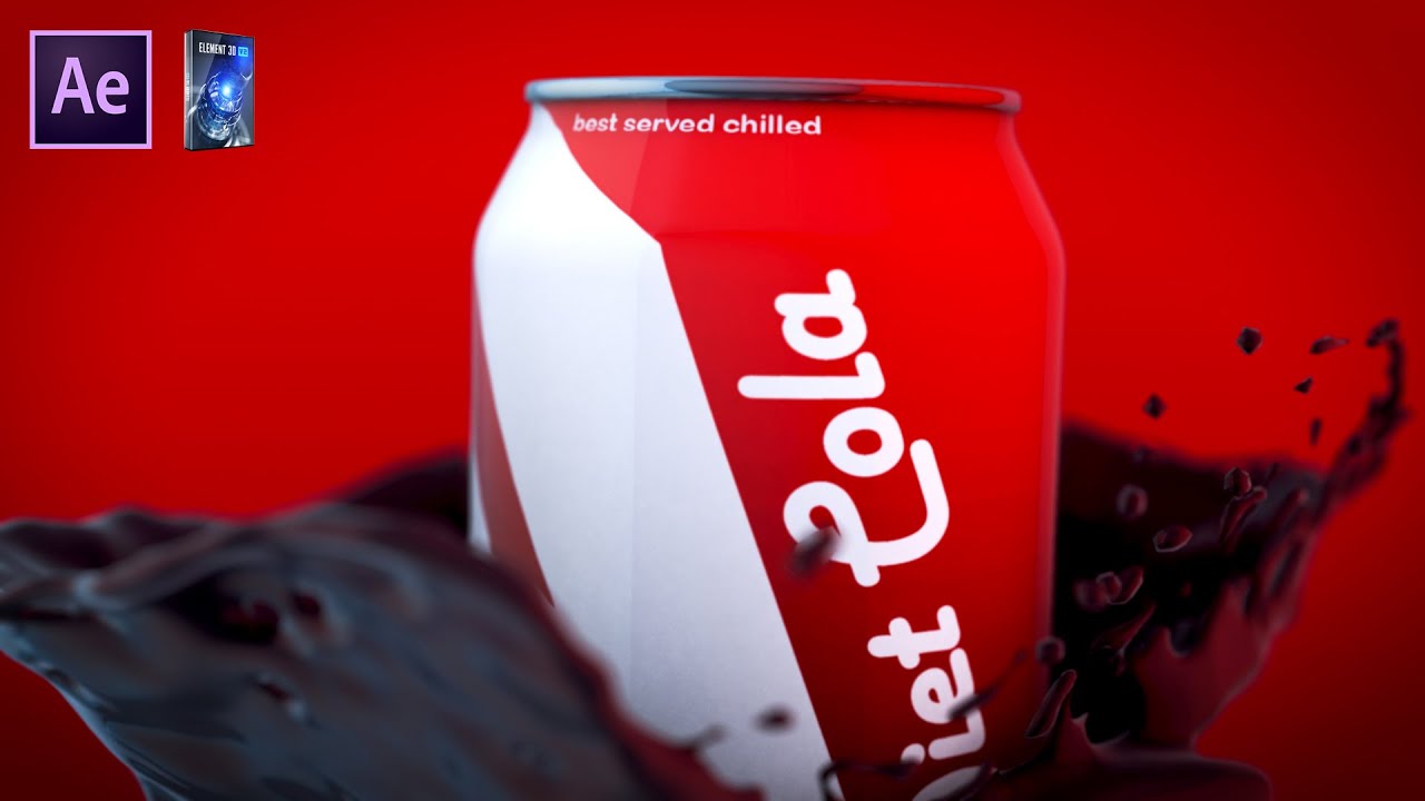 Element 3D Product Advertisement | 3D Product Tutorial | After Effects Tutorials