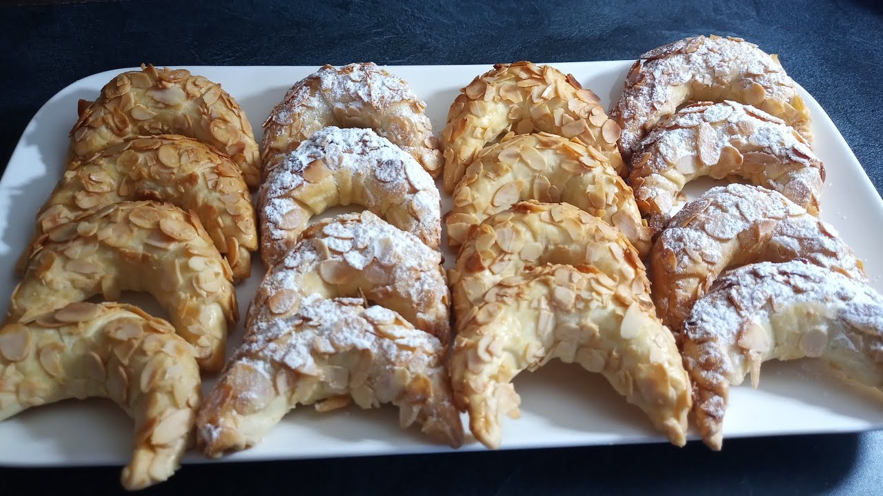 corne de gazelle tcharek express avec la pâte brisée كعب الغزال او تشارك كيوجد بالزربة بالعجينة ال..