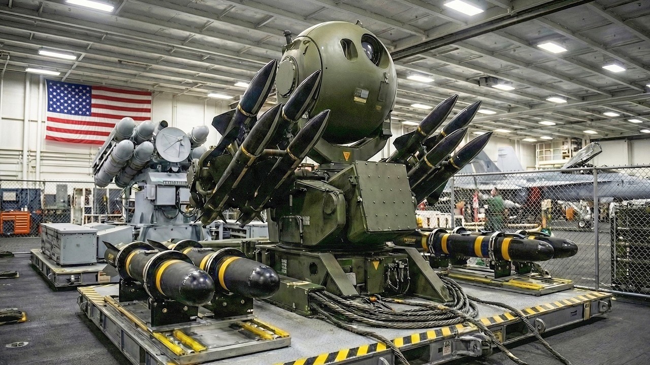 Секретное оружие американского авианосца для защиты авианосцев от массовых роев беспилотников