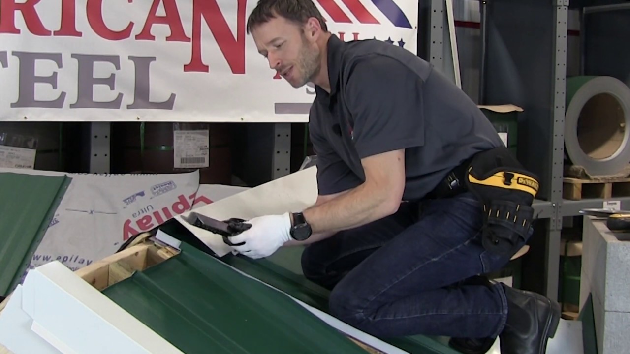 Installation Ridge Cap – Vented Closure – All American Steel