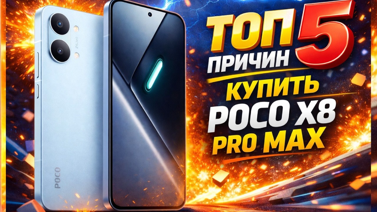 Poco X8 Pro Max - ТЫ ДОЛЖЕН ЕГО КУПИТЬ - Обзор + Плюсы и минусы