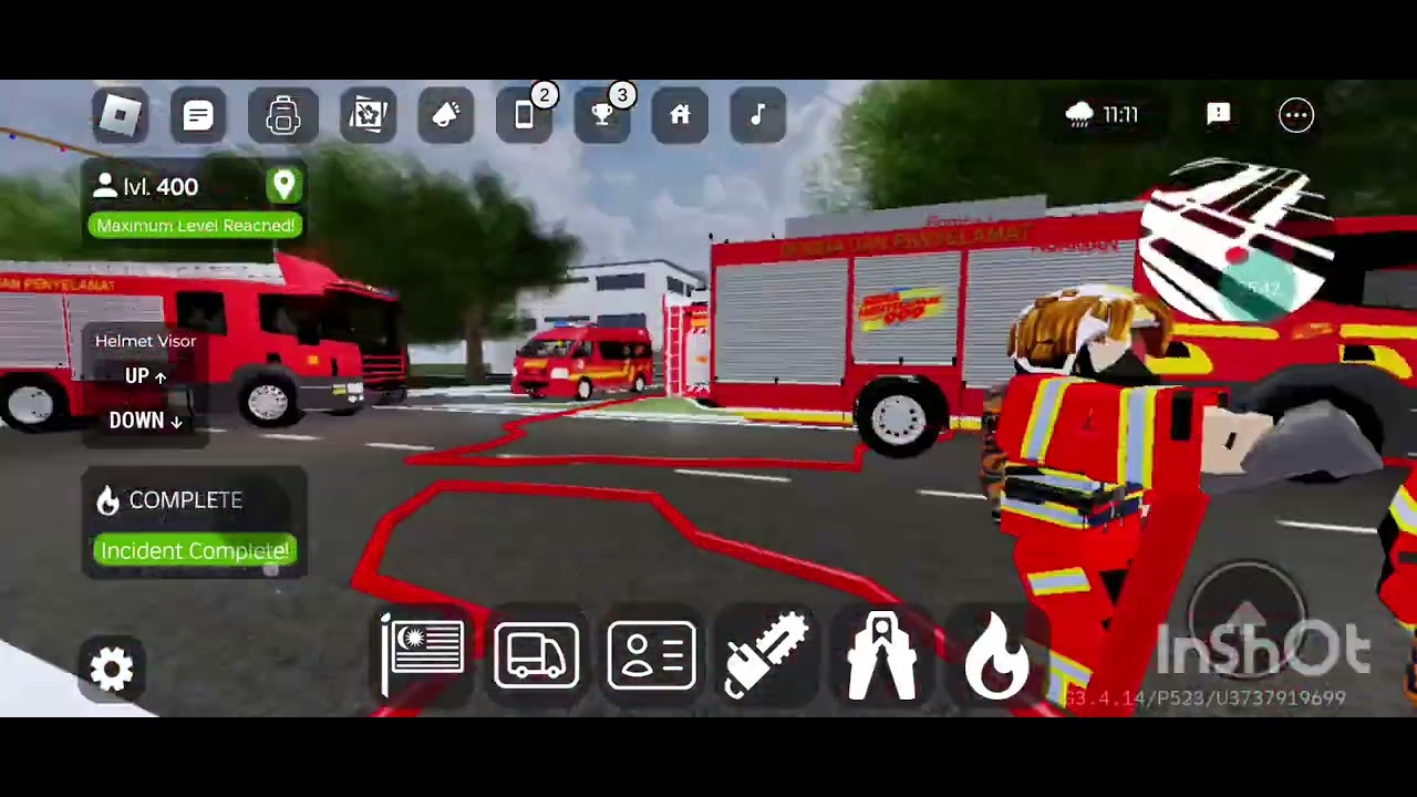 Roblox (Lebuhraya) jadi sebagai Bomba dan Penyelamat Malaysia