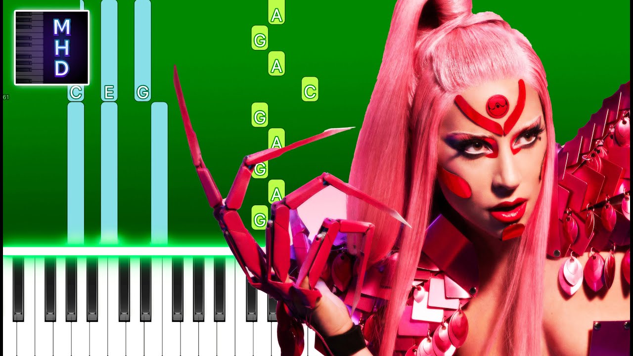 Lady Gaga - Bad Romance (Piano Tutorial Easy)