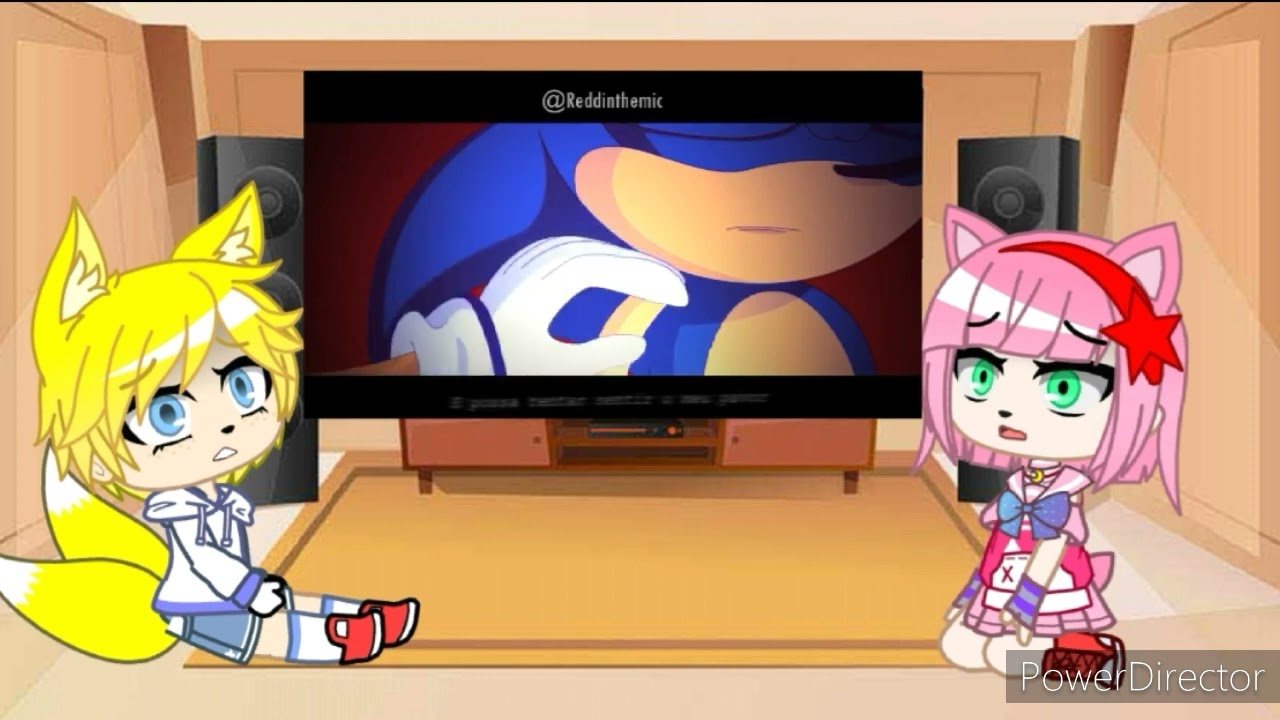 Amy é tails reagindo Rap do Sonic.exe | Eu sei que há algo errado em mim | Reddinthemic