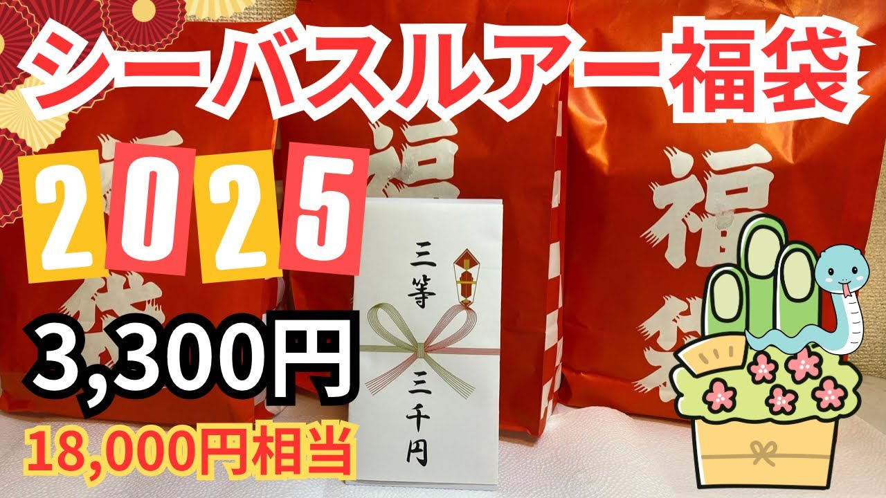 18,000円相当のシーバスルアー福袋2025  3300円開封！！