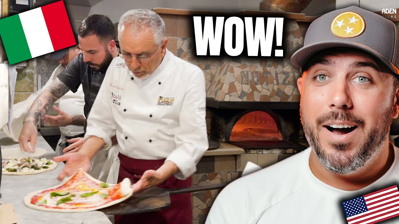 Napoli&rsquo;s Best Pizzeria? Busy Saturday Night | American Reacts 😱