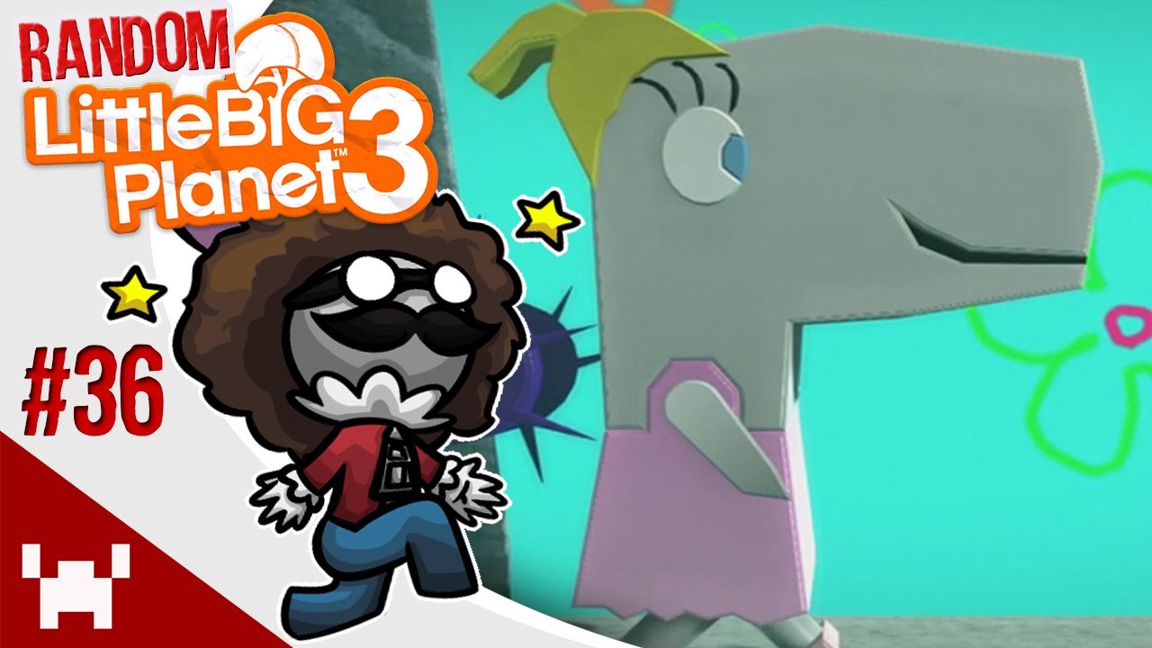 DERPIER SPONGEBOB DEATHRUN! - Little Big Planet 3: Random Multiplayer - Ep. 36