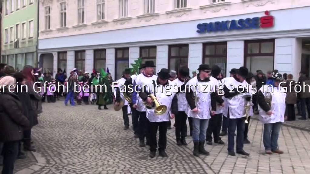 Musikverein Gföhl beim Faschingsumzug 2015 in Gföhl
