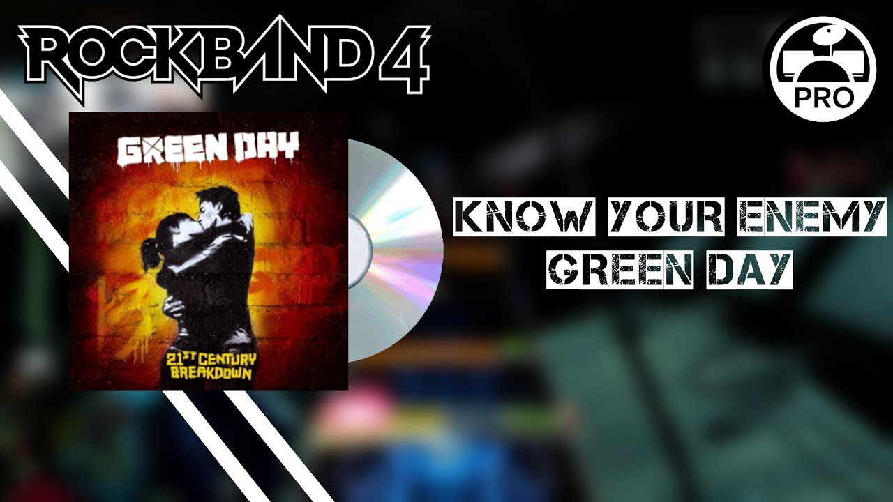 Know Your Enemy by Green Day | Rock Band 4 Pro Drums Expert
