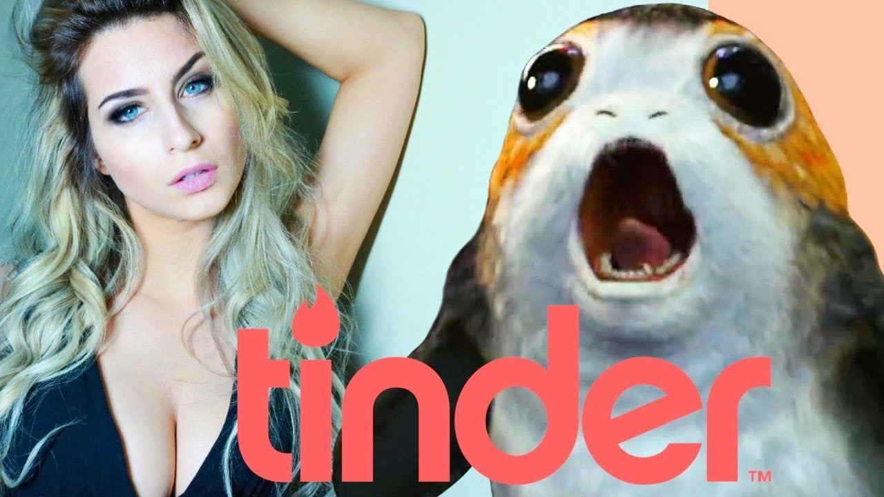 Dating Porgs on TINDER parody