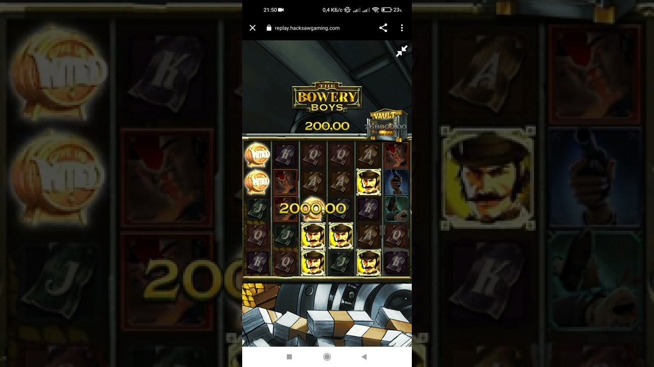 Max win in Bowery Boys Hacksaw gaming 10000x