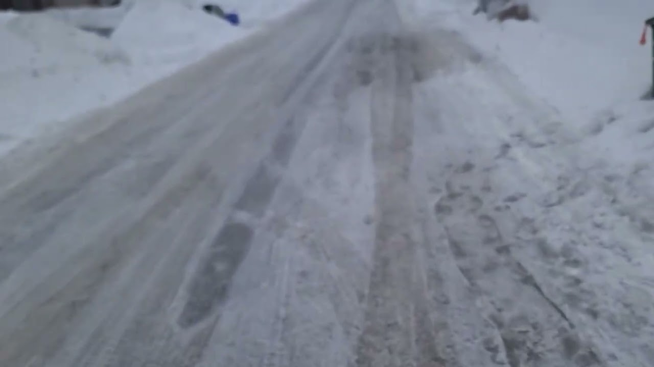 Walking outside in Bitterly cold 🥶..