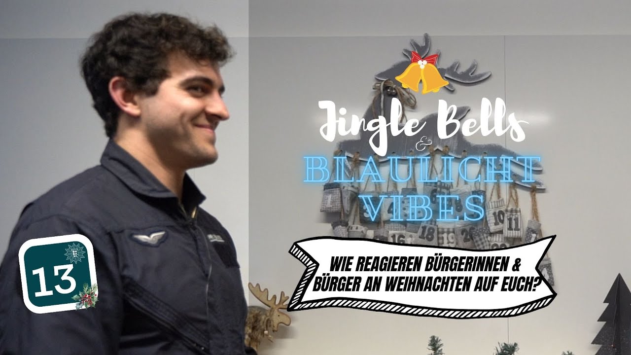 Reaktion Bürger auf Polizei | Weihnachts-Adventskalender: Tür 13 | Jingle Bells & Blaulicht Vibes