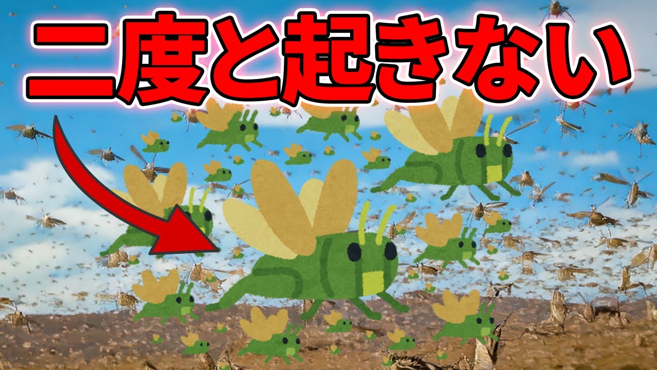 アメリカで蝗害が二度と起こらない理由【解説動画】