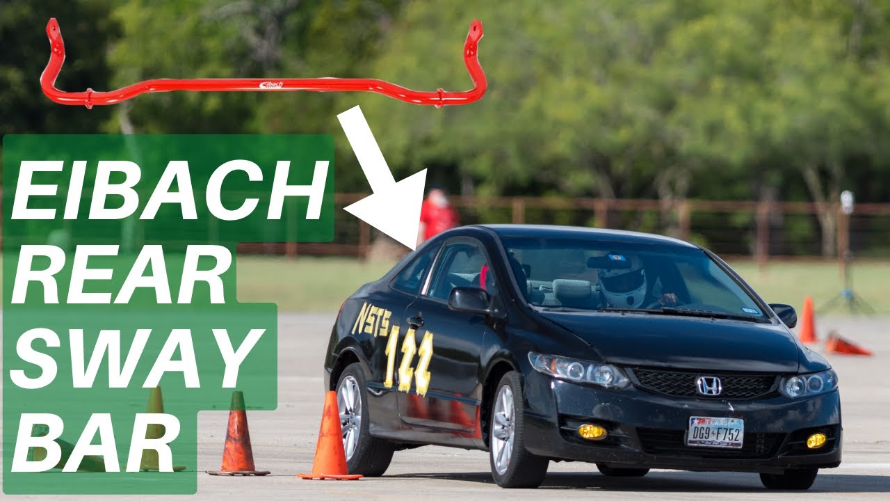 GOODBYE UNDERSTEER! Eibach 19mm Rear Sway Bar Install [8th Gen Honda Civic]