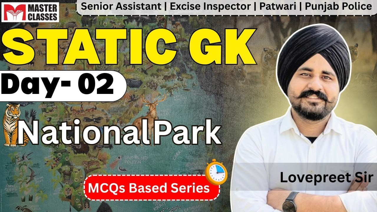 Senior Assistant| Excise Inspector| Punjab Police| Static GK Day- 02