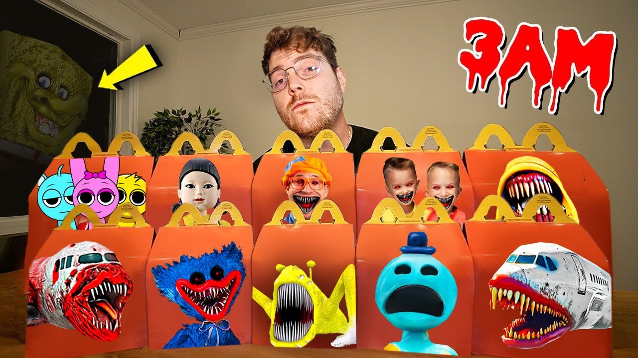 НЕ ЗАКАЗЫВАЙТЕ ВСЕ HAPPY MEALS (HUGGY WUGGY, SPRUNKI EATER, POPPY PLAYTIME, PLANE EATER И ДРУГИЕ)
